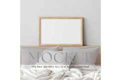 Photo Frame Mockup in Interior Room Studio Canvas Mockup_1 Product Image 1