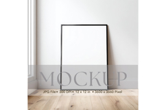 Photo Frame Mockup in Interior Room Studio Canvas Mockup_14 Product Image 1