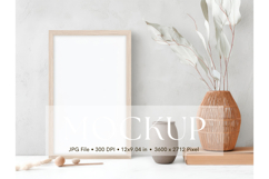 Photo Frame Mockup in Interior Room Studio Canvas Mockup_2 Product Image 1