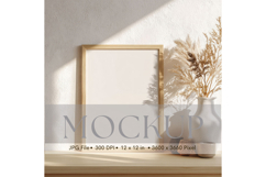 Photo Frame Mockup in Interior Room Studio Canvas Mockup_26 Product Image 1