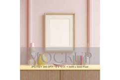 Photo Frame Mockup in Interior Room Studio Canvas Mockup_8 Product Image 1