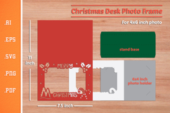 Christmas Photo Frame - Paper Cut SVG 1 Product Image 2