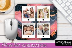 Photo Frame Mouse Pad Bundle - Marble Mouse Pad Sublimation