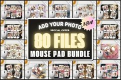 Photo Frame Mouse Pad Bundle - Marble Mouse Pad Sublimation