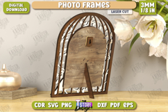 Photo Frames Laser Cut Bundle, Wooden Floral Picture Frames Product Image 12