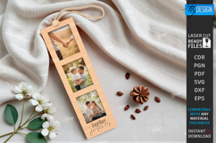 Photo Strip Frame Laser Cut | Keepsakes | Family Memory SVG Product Image 1