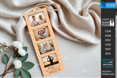 Photo Strip Frames Laser Cut Bundle | Keepsakes | Family SVG Product Image 8