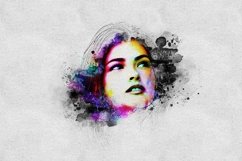 Portrait of person watercolor effect Product Image 6