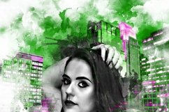Watercolor Double Expose Effect Product Image 11