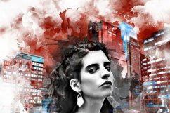 Watercolor Double Expose Effect Product Image 12