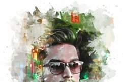 Watercolor Double Expose Effect Product Image 6