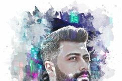 Watercolor Double Expose Effect Product Image 7