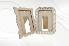 Photo Frame 2 pattern, laser cutting design. Laser cut file. Product Image 4