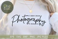 Photographer gift SVG cutting file