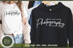 I didn't choose photography quote on a tshirt