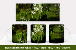 Blooming Apple Blossoms Mug Wrap Sublimation Design 002 Product Image 1