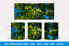 Blooming Apple Tree Blossoms Mug Wrap Sublimation Design 005 Product Image 1