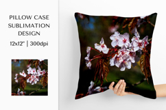 Blooming Cherry Blossom Pillow Case Sublimation Design 11 Product Image 1