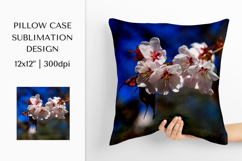 Blooming Cherry Blossom Pillow Case Sublimation Design 15 Product Image 1