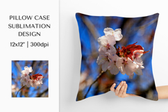 Blooming Cherry Blossom Pillow Case Sublimation Design 16 Product Image 1
