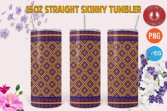 Pattern Ethnic 15oz Straight Skinny Tumbler Bundles 4 Desgin Product Image 4