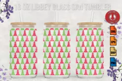Christmas SVG 16oz Libbey Glass Can Tumbler Product Image 1