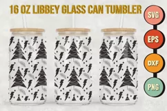 Christmas Tree svg 16oz Libbey Glass Can Tumbler Product Image 1