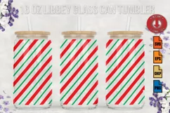 Christmas SVG 16oz Libbey Glass Can Tumbler Product Image 1