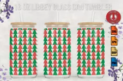Christmas SVG 16oz Libbey Glass Can Tumbler Product Image 1