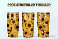 Sunflower Leopard 20oz Strawbler Tumbler Bundles 10 Designs Product Image 11