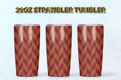 Glitter Print 20o20oz Strawbler Tumbler Sublimation PNG Product Image 1