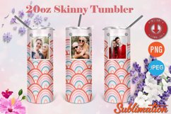 Polaroid Photo frame 20oz Skinny Tumbler Bundles 4 Designs Product Image 2