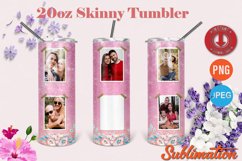 Polaroid Photo frame 20oz Skinny Tumbler Bundles 4 Designs Product Image 5