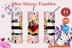 Polaroid Photo frame 20oz Skinny Tumbler Bundles 4 Designs Product Image 4