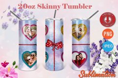 Polaroid Photo frame 20oz Skinny Tumbler Bundles 4 Designs Product Image 3