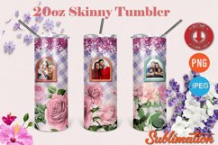 Polaroid Photo frame 20oz Skinny Tumbler Designs Product Image 1
