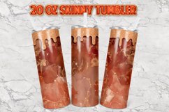 Agate Marble Glitter 20oz Skinny Tumbler Designs Product Image 4