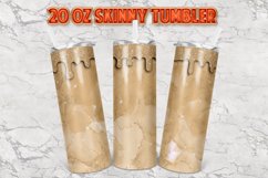 Agate Marble Glitter 20oz Skinny Tumbler Designs Product Image 3