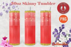 Christmas Lights 30oz Skinny Tumblers PNG Product Image 1