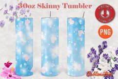 Bokeh Heart 30oz Skinny Tumblers PNG Product Image 1