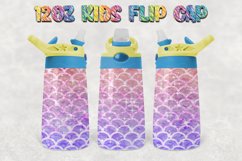 Mermaid Glitter 12oz Kids Flip Cup Bundles 10 Design Product Image 4