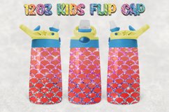 Mermaid Glitter 12oz Kids Flip Cup Bundles 10 Design Product Image 9