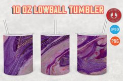 Purple mixed liquid pain 10oz Lowball Tumbler PNG-JPEG Product Image 1