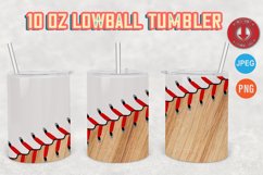 Baseball Laces 10 oz Lowball Tumbler Product Image 1