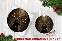 round christmas ornament / fantasy png / man Product Image 1