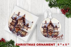 Christmas ornament sublimation / fairy christmas house Product Image 1
