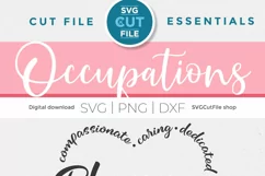 Physician svg with heart words for gifts, like tote bags and tshirts