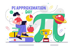 10 Pi Approximation Day Illustration Product Image 4