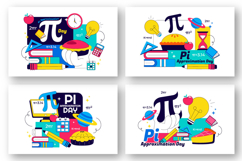 10 Pi Approximation Day Illustration Product Image 3