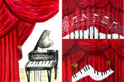 Piano on stage art Product Image 5